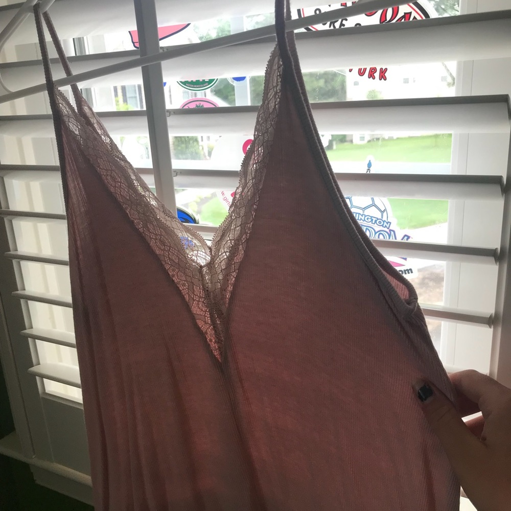 Light pink going out tank top